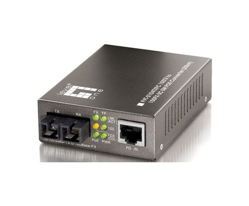 CONVERSOR LEVEL ONE FIBRA OPTICA 100TX A 100FX SC FVT-0104TXFC