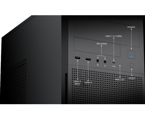 CoolBox CAJA ATX A780 USB-C 3.2 GEN1 FTE.500W FORCE BR-500 80+BRONCE