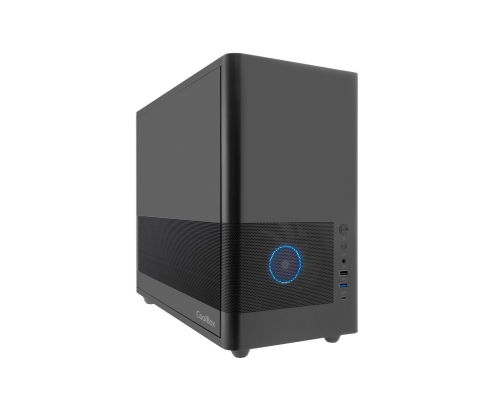 CoolBox CAJA MATX MP2 NEGRA USB-C 3.2 GEN1 VENTILADOR 120 PWM FULL METAL S/FTE