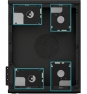 CoolBox CAJA MATX SLIM T100 USB-C 3.2 GEN1 FULL METAL S/FTE + 1 VENT. 90MM