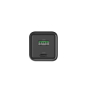 CoolBox CARGADOR GAN 35W USB-A/USB-C PARED NEGRO