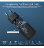 CoolBox CARGADOR GAN 35W USB-A/USB-C PARED NEGRO