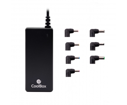 CoolBox Cargador portatil universal 45W 15V-20V negro 
