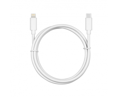 CoolBox COO-CAB-UCLI cable de conector Lightning 1 m Blanco