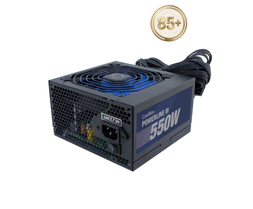 CoolBox FUENTE DE ALIMENTACION ATX POWERLINE III 550W 85%EFI
