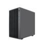 CoolBox GAMING CAJA MATX GM350 DARKFACE USB-C 3.2 GEN1 CRISTAL AHUMADO