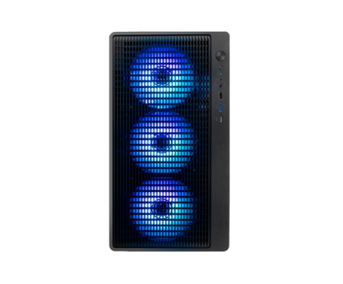 CoolBox GAMING CAJA MATX GM350 DARKFACE USB-C 3.2 GEN1 CRISTAL AHUMADO