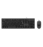 CoolBox KIT DE TECLADO+RATON USB PORTUGUES MEMBRANA+OPTICO 1000 DPI RESISTENTE A SALPICADURAS