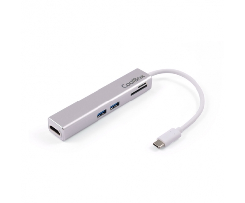 CoolBox miniDock Lite Alámbrico USB 3.2 Gen 1 (3.1 Gen 1) Type-C Blanco