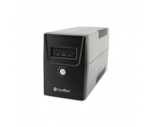 CoolBox SAI Guardian 3 600VA sistema de alimentación ininterrumpida (UPS) En espera (Fuera de lÍ­nea) o Standby (Offline) 0,6 kVA 360 W 2 salidas AC