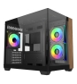 Cooler Master Elite 481 Wood Mini Tower Negro