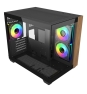 Cooler Master Elite 481 Wood Mini Tower Negro