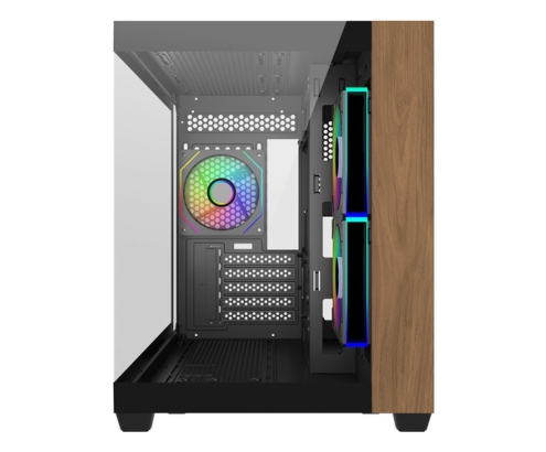 Cooler Master Elite 481 Wood Mini Tower Negro