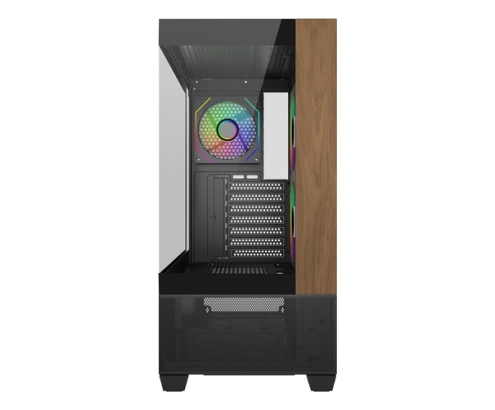 Cooler Master Elite 690 Wood Midi Tower Negro
