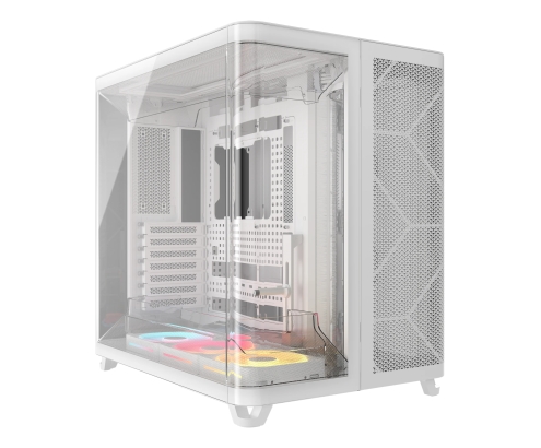 Corsair AIR 5400 LX-R RGB iCUE LINK Midi Tower Blanco