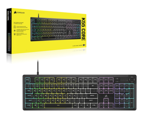 Corsair CH-9226C65-PT teclado Juego USB QWERTY Portugués Negro