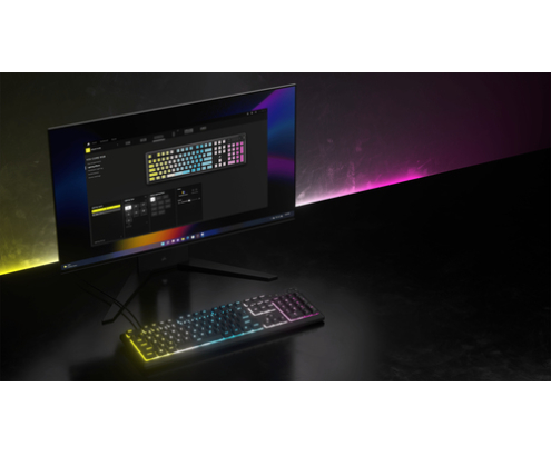 Corsair CH-9226C65-PT teclado Juego USB QWERTY Portugués Negro