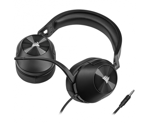 Corsair HS55 STEREO Auriculares Alámbrico De mano Juego Carbono