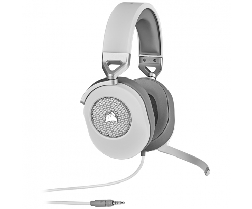 Corsair HS65 SURROUND Auriculares Alámbrico De mano Juego Blanco