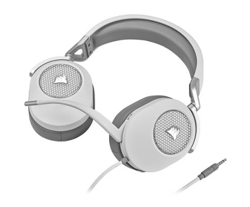 Corsair HS65 SURROUND Auriculares Alámbrico De mano Juego Blanco
