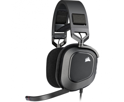 Corsair HS80 RGB USB Auriculares Alámbrico De mano Juego Carbono