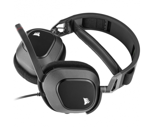 Corsair HS80 RGB USB Auriculares Alámbrico De mano Juego Carbono