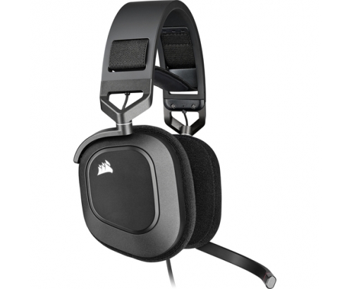 Corsair HS80 RGB USB Auriculares Alámbrico De mano Juego Carbono