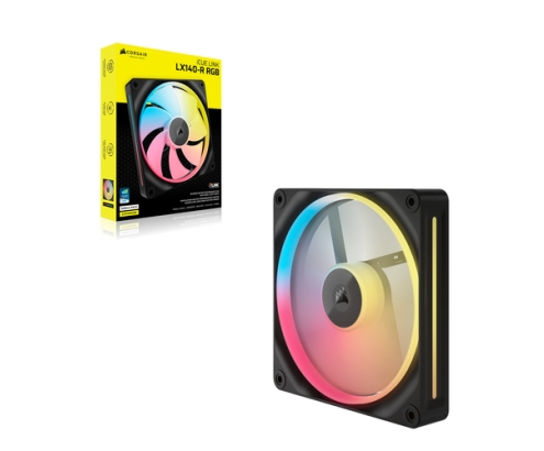Corsair iCUE LINK LX140-R RGB Carcasa del ordenador Ventilador 14 cm Negro 1 pieza(s)