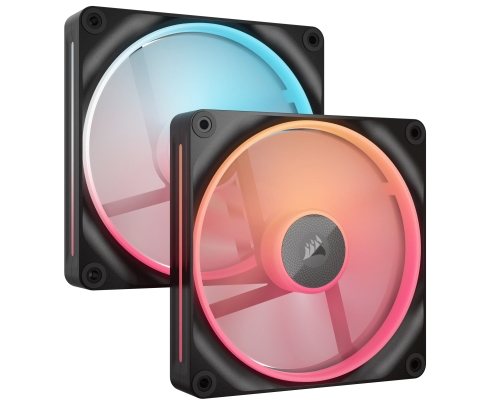 Corsair iCUE LINK LX140-R RGB Carcasa del ordenador Ventilador 14 cm Negro 2 pieza(s)