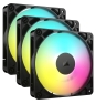 Corsair RS120 ARGB Carcasa del ordenador Ventilador 12 cm Negro 3 pieza(s)