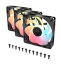 Corsair RS120-R ARGB Carcasa del ordenador Ventilador 12 cm Negro 3 pieza(s)