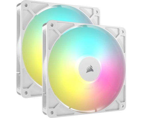 Corsair RS140 ARGB Carcasa del ordenador Ventilador 14 cm Blanco 2 pieza(s)