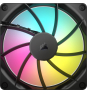 Corsair RS140 ARGB Carcasa del ordenador Ventilador 14 cm Negro 1 pieza(s)