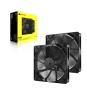 Corsair RS140 Carcasa del ordenador Ventilador 14 cm Negro 2 pieza(s)