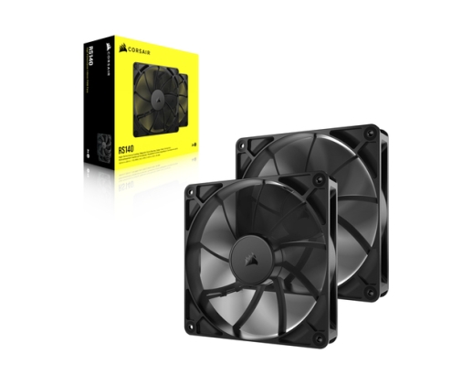 Corsair RS140 Carcasa del ordenador Ventilador 14 cm Negro 2 pieza(s)