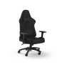 Corsair TC100 RELAXED Silla para videojuegos universal Asiento acolchado Negro