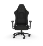 Corsair TC100 RELAXED Silla para videojuegos universal Asiento acolchado Negro