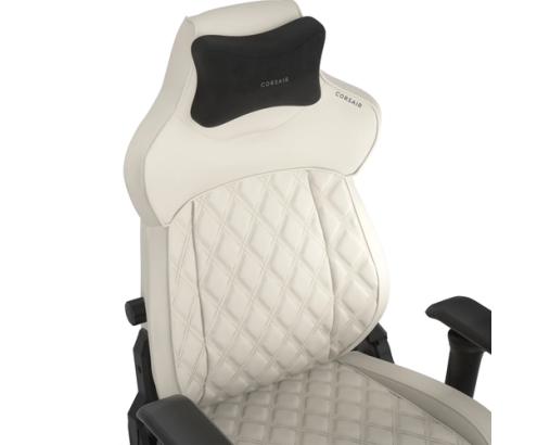 Corsair TC500 LUXE Silla para videojuegos de PC Asiento acolchado Beige