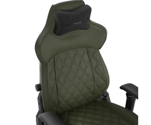 Corsair TC500 LUXE Silla para videojuegos de PC Asiento acolchado Verde