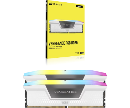 Corsair Vengeance RGB CMH32GX5M2B6400Z32W módulo de memoria 32 GB 2 x 16 GB DDR5 6400 MT/s 288-pin DIMM