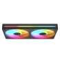 COUGAR CF-UN240FB-RGB Carcasa del ordenador Ventilador 12 cm Negro