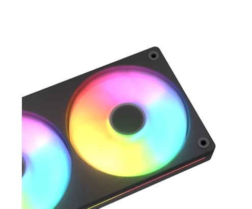 COUGAR CF-UN240FB-RGB Carcasa del ordenador Ventilador 12 cm Negro