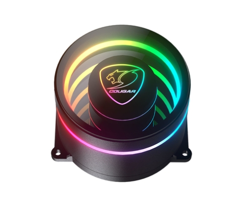 COUGAR CGR-PSDELRGB-B-360 Procesador Sistema de refrigeración líquida todo en uno 12 cm Negro