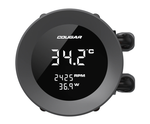 COUGAR CGR-PSDVARGB-B-240 Procesador Sistema de refrigeración líquida todo en uno 12 cm Negro