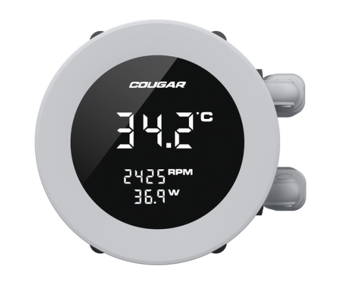COUGAR CGR-PSDVARGB-W-240 Procesador Sistema de refrigeración líquida todo en uno 12 cm Blanco