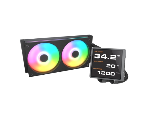 COUGAR CGR-PSDVPRGB-B-240 Procesador Sistema de refrigeración líquida todo en uno 12 cm Negro