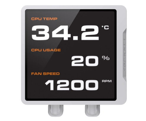 COUGAR CGR-PSDVPRGB-W-240 Procesador Sistema de refrigeración líquida todo en uno 12 cm Blanco
