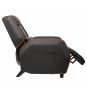 COUGAR CGR-RGS Butaca para jugar Asiento acolchado Negro, Naranja