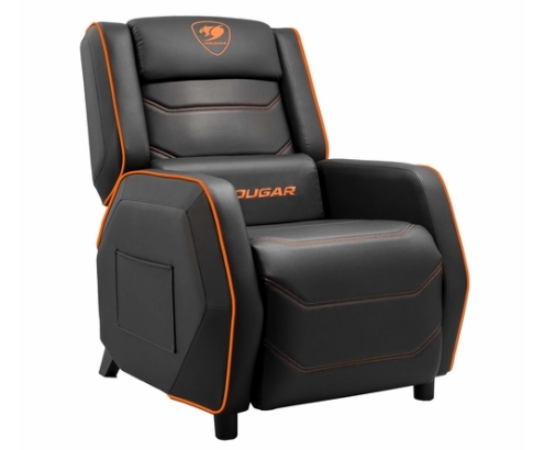 COUGAR CGR-RGS Butaca para jugar Asiento acolchado Negro, Naranja