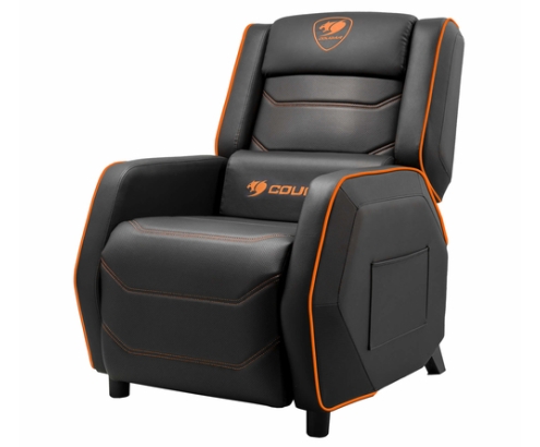 COUGAR CGR-RGS Butaca para jugar Asiento acolchado Negro, Naranja
